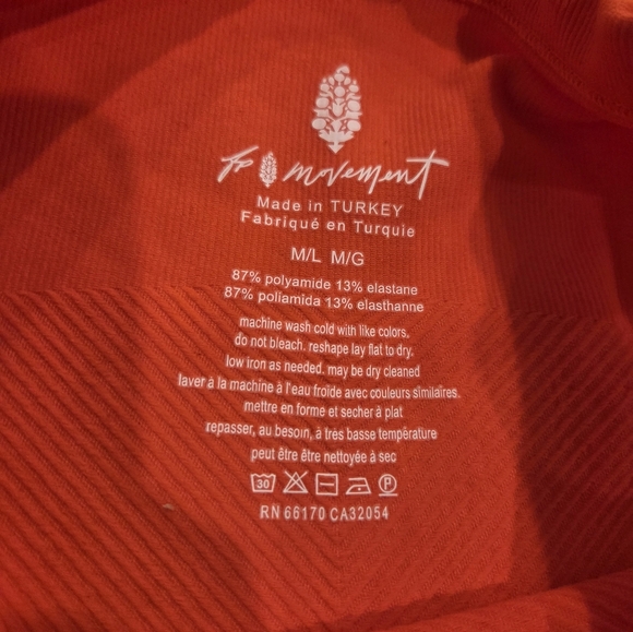 Free People Ribbed Top 🧡❤️ - Picture 4 of 7